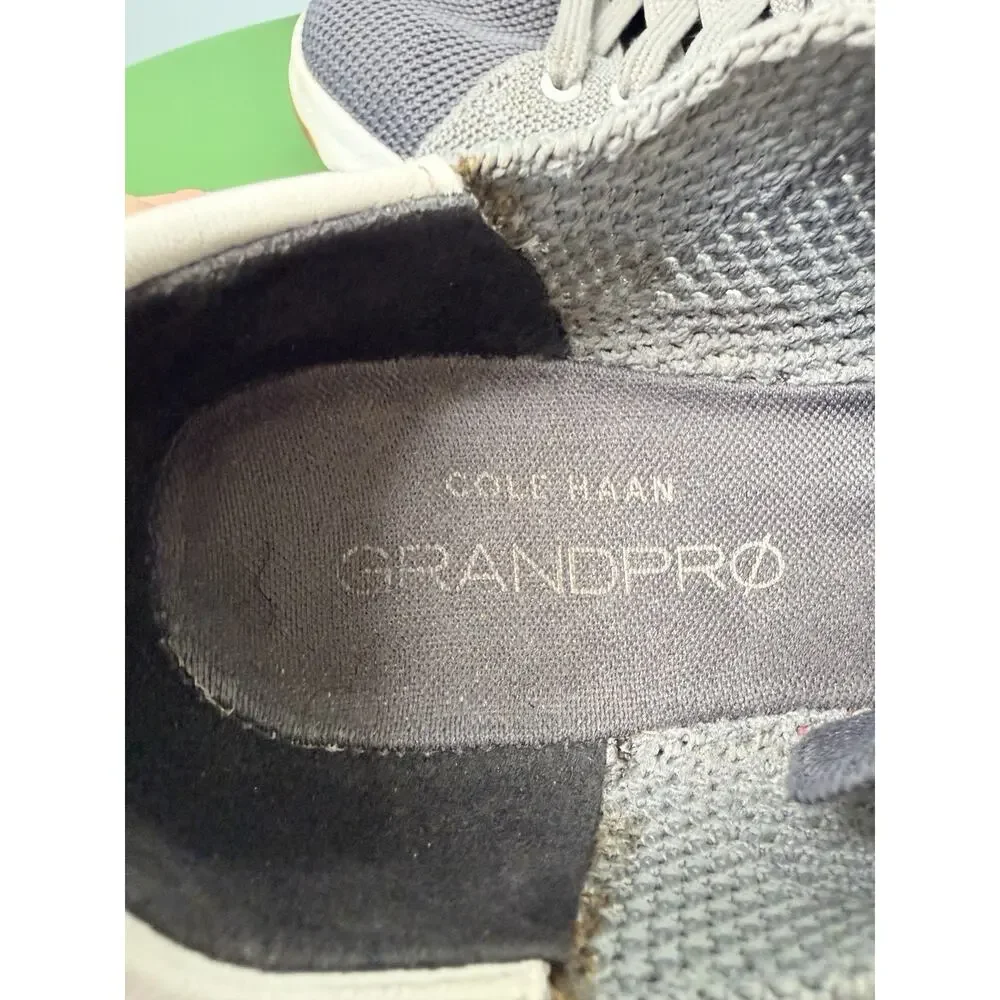 Cole Haan Women's Grandpro Gray tennis knit mesh‎ stitchlite Sneakers Size 8.5 B